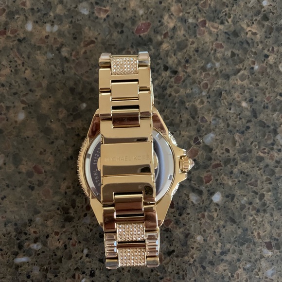 Michael Kors Camille crystal gold tone watch - Picture 6 of 7